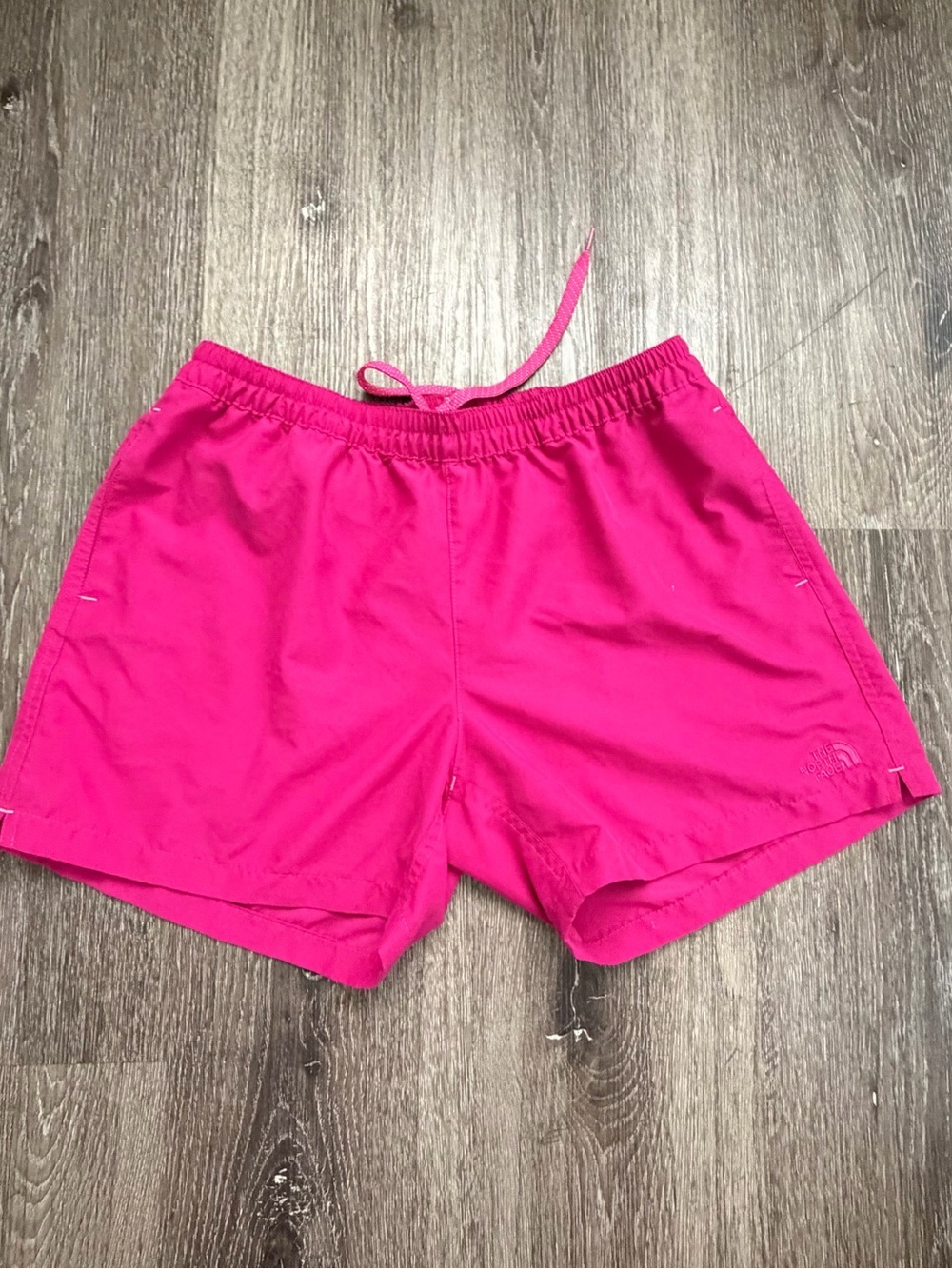 The North Face Women's Bright Pink Athletic Drawstring Shorts
